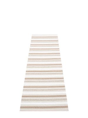 Pappelina Grace Fossil Grey Runner Rug - Cloudberry Living