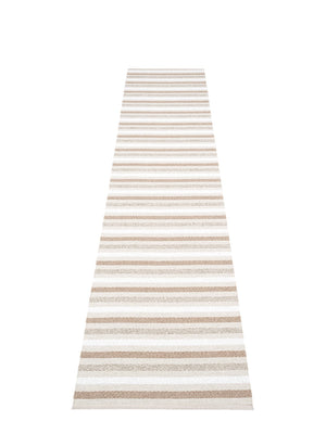 Pappelina Grace Fossil Grey Runner Rug - Cloudberry Living