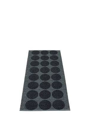 Pappelina Hugo Black Runner Rug - Cloudberry Living