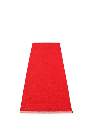 Pappelina Mono Coral Red Runner Rug - Cloudberry Living