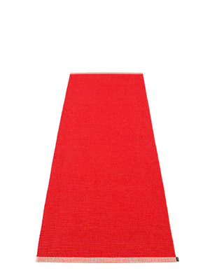 Pappelina Mono Coral Red Runner Rug - Cloudberry Living