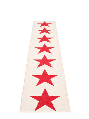Pappelina Viggo One Red Runner Rug - Cloudberry Living