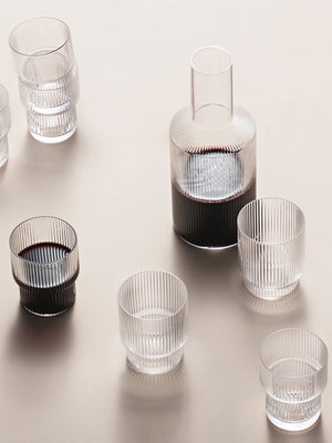 Ferm Living Ripple Glass Set of 4 - Cloudberry Living