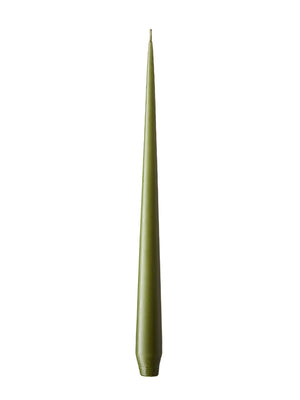 Ester & Erik Olive Green Tapered Candle (78) - Cloudberry Living