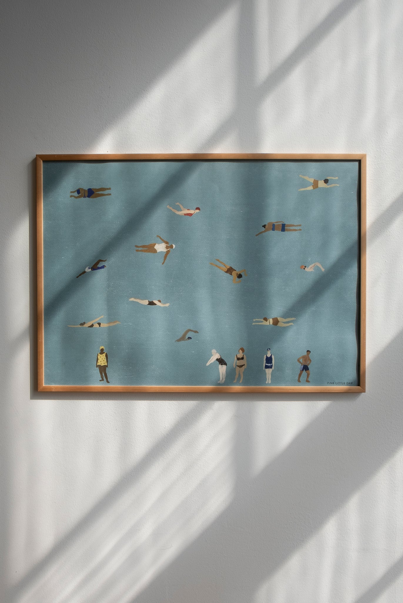 Fine Little Day Swimmers Print Poster - Cloudberry Living