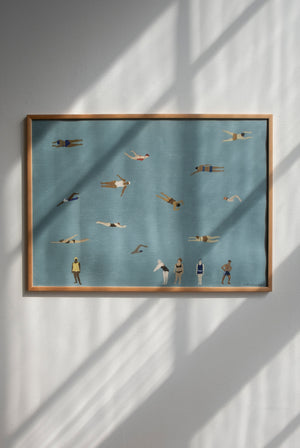 Fine Little Day Swimmers Print Poster - Cloudberry Living