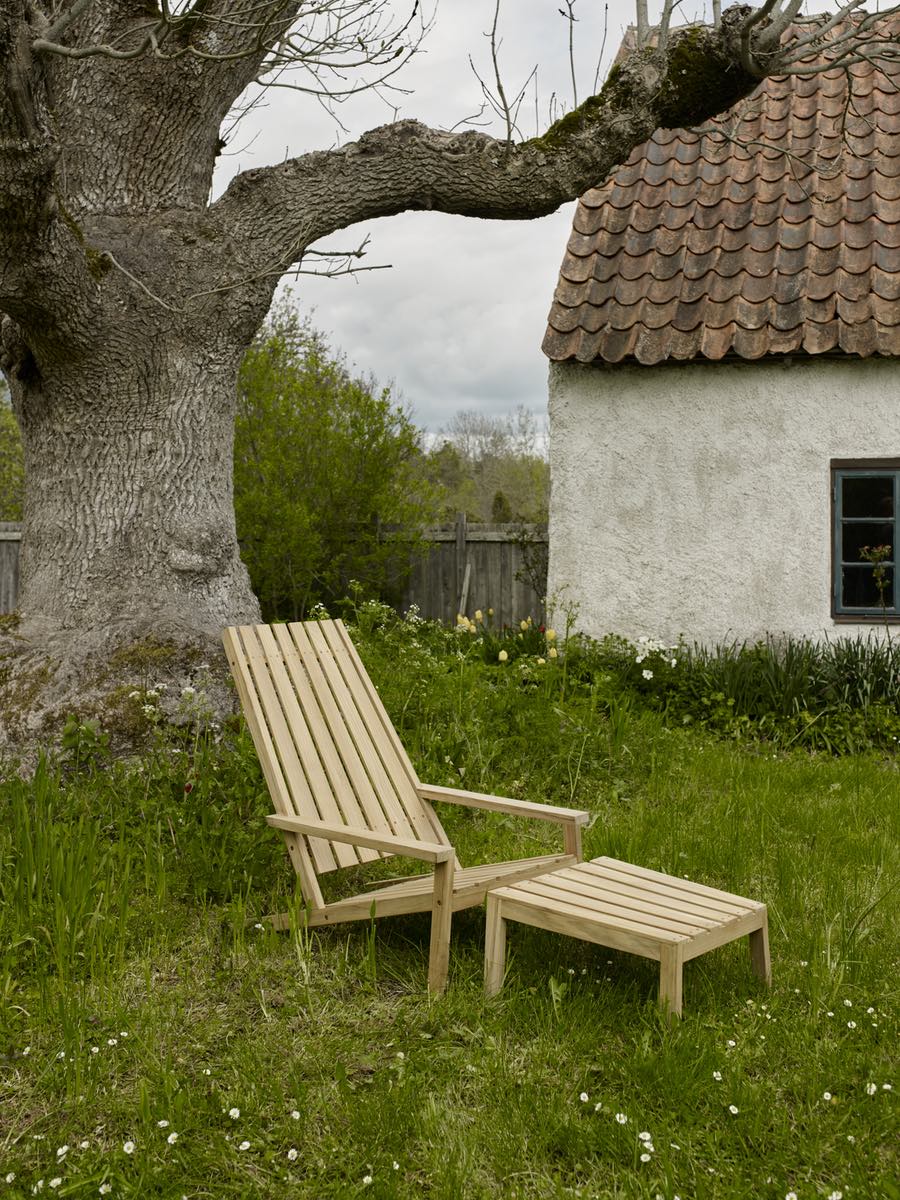 Skagerak Between Lines Deck Chair Teak - Cloudberry Living