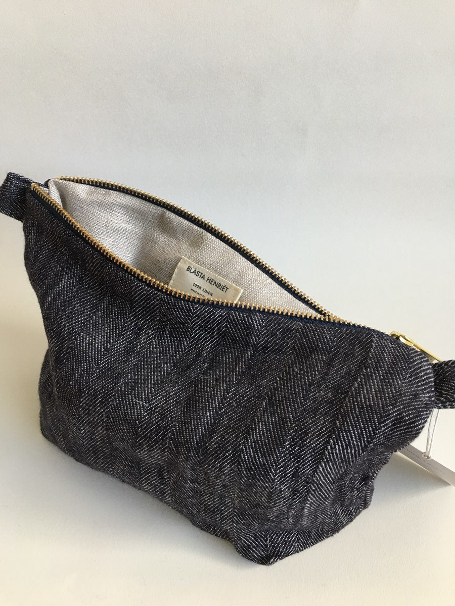 Blästa Henriët Large Wash Bag Herringbone - Cloudberry Living