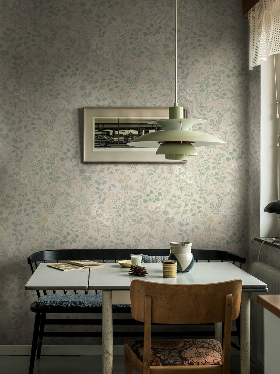 Boråstapeter Jubileum Wallpaper Flora 5474 - 5476 - Cloudberry Living