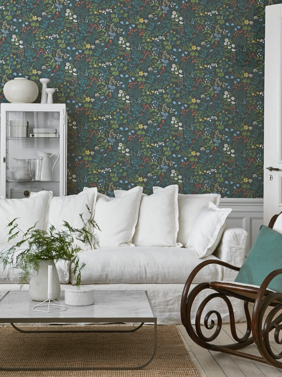 Boråstapeter Jubileum Wallpaper Flora 5474 - 5476 - Cloudberry Living
