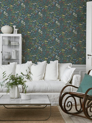 Boråstapeter Jubileum Wallpaper Flora 5474 - 5476 - Cloudberry Living