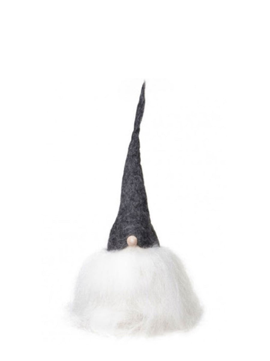 Christmas Tomte Small Grey Cap White Hair - Cloudberry Living