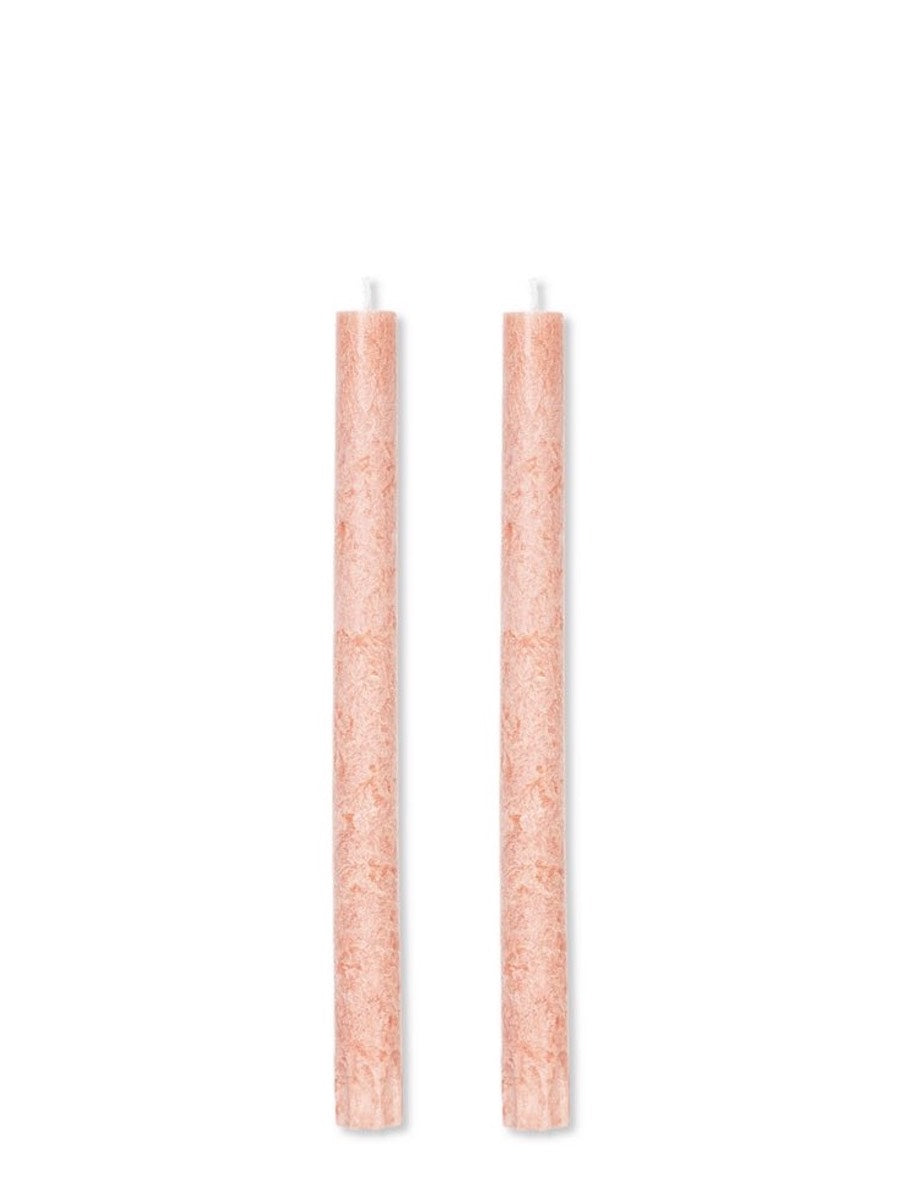 Ferm Living Uno Candles Salmon - Set of 2 - Cloudberry Living