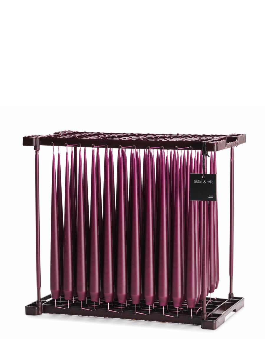 Ester & Erik Heather Purple Dark Tapered Candle (46/2) - Cloudberry Living