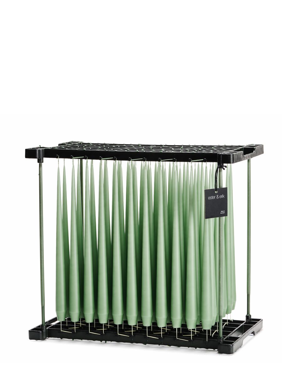 Ester & Erik Pale Green Tapered Candle (66) - Cloudberry Living