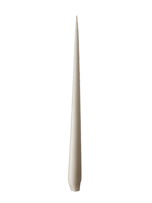 Ester & Erik Linen Grey Tapered Candle (22) - Cloudberry Living