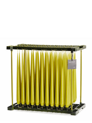 Ester & Erik Lime Green Dark Tapered Candle (68/2) - Cloudberry Living