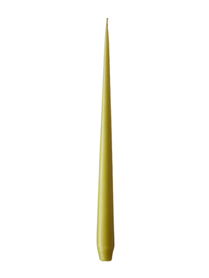 Ester & Erik Lime Green Dark Tapered Candle (68/2) - Cloudberry Living