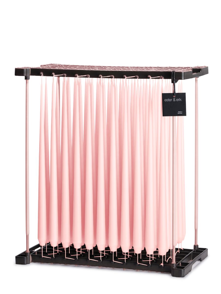 Ester & Erik Rose Quartz Tapered Candle (38) 42 cm - Cloudberry Living