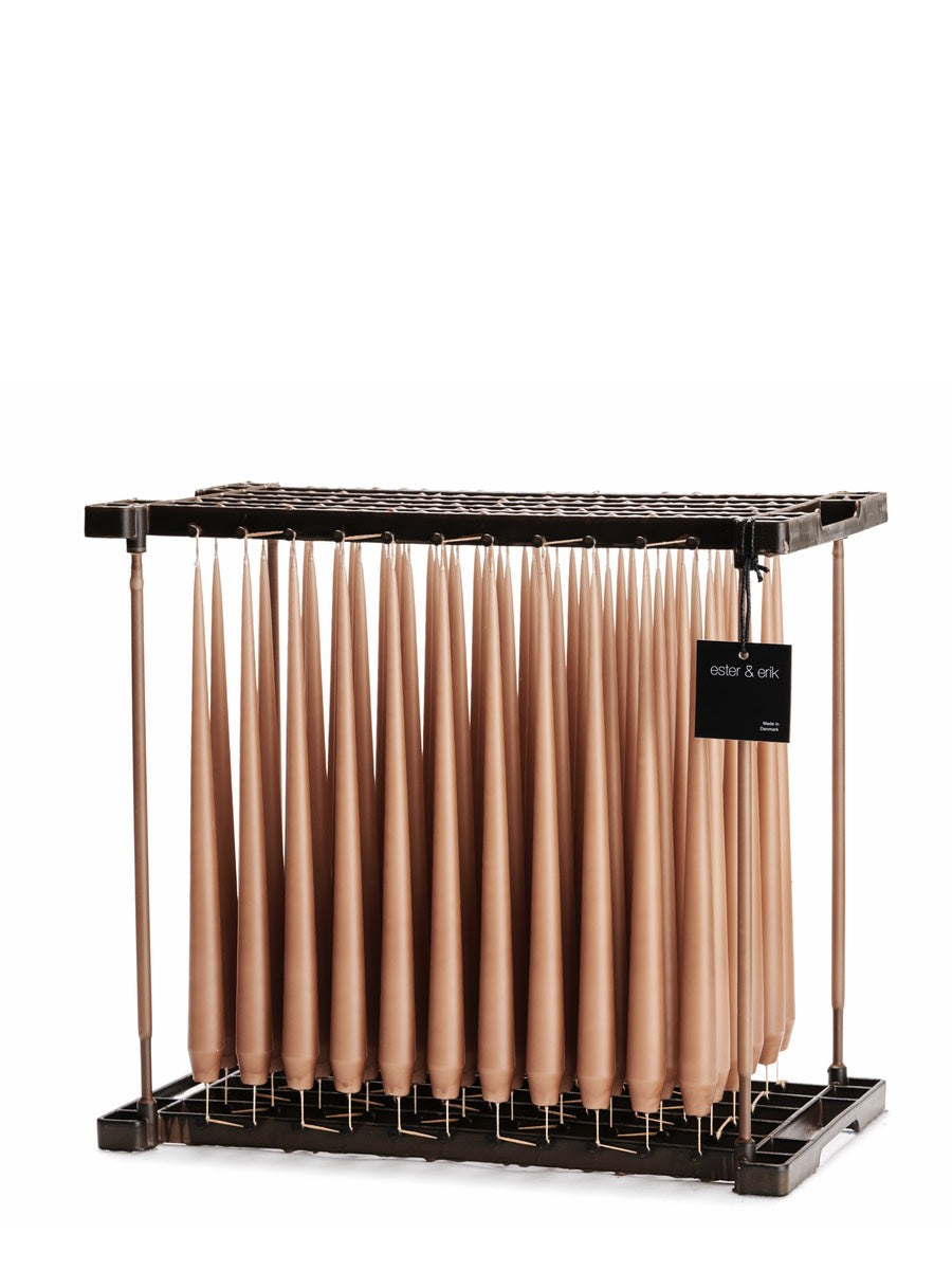 Ester & Erik Brown Tapered Candle  (72) - Cloudberry Living