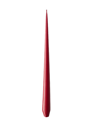 Ester & Erik Red Dark Tapered Candle (36) - Cloudberry Living