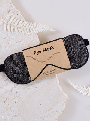 Blästa Henriët Eye Mask Linen - Merino - Cloudberry Living