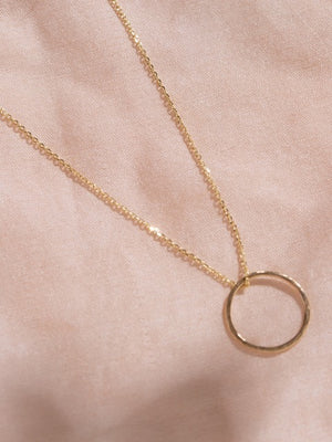 Studio Adorn 9ct Gold Mini Circle Necklace - Cloudberry Living