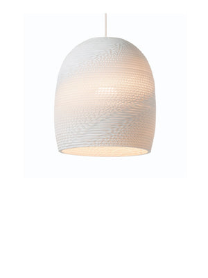 Graypants Scraplight Bell Pendant White - Cloudberry Living
