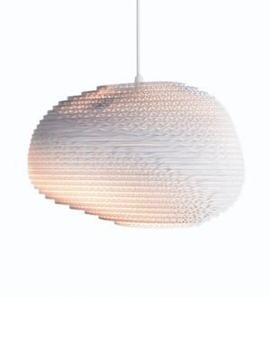 Graypants Scraplight Alki Pebble Pendant White - Cloudberry Living