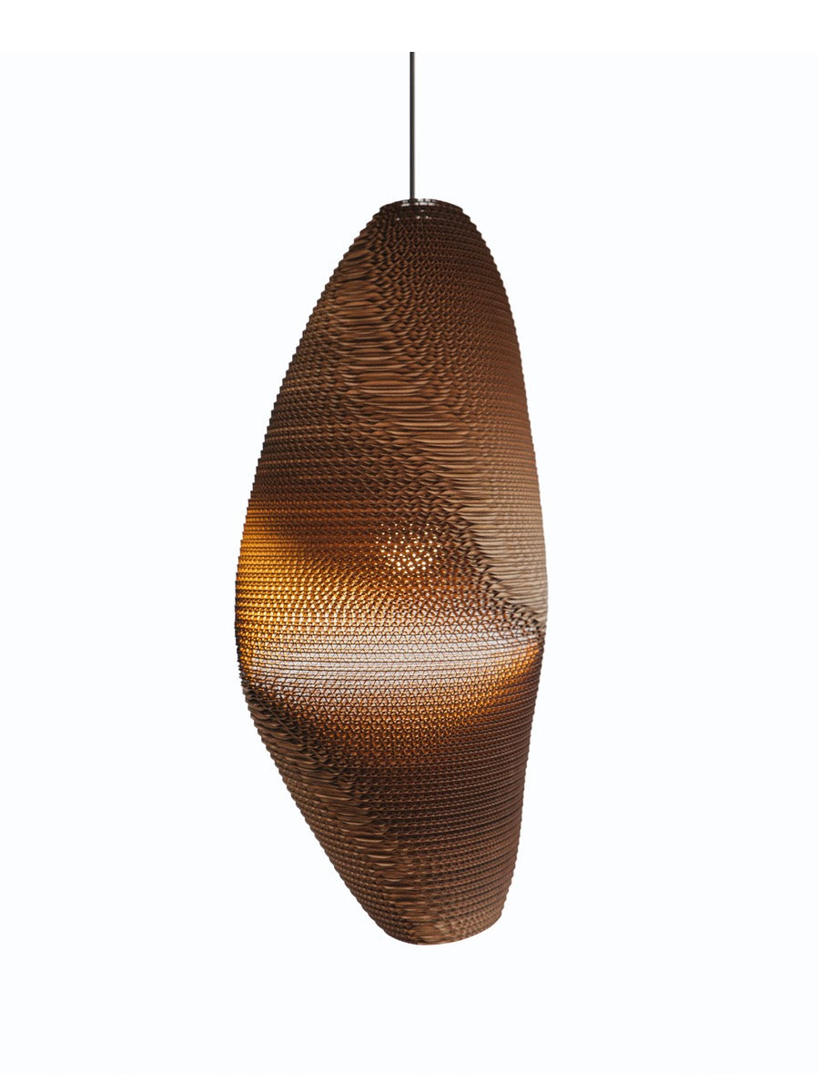 Graypants Scraplight Denny Pebble Pendant Natural - Cloudberry Living