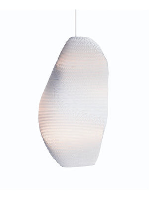 Graypants Scraplight Denny Pebble Pendant White - Cloudberry Living