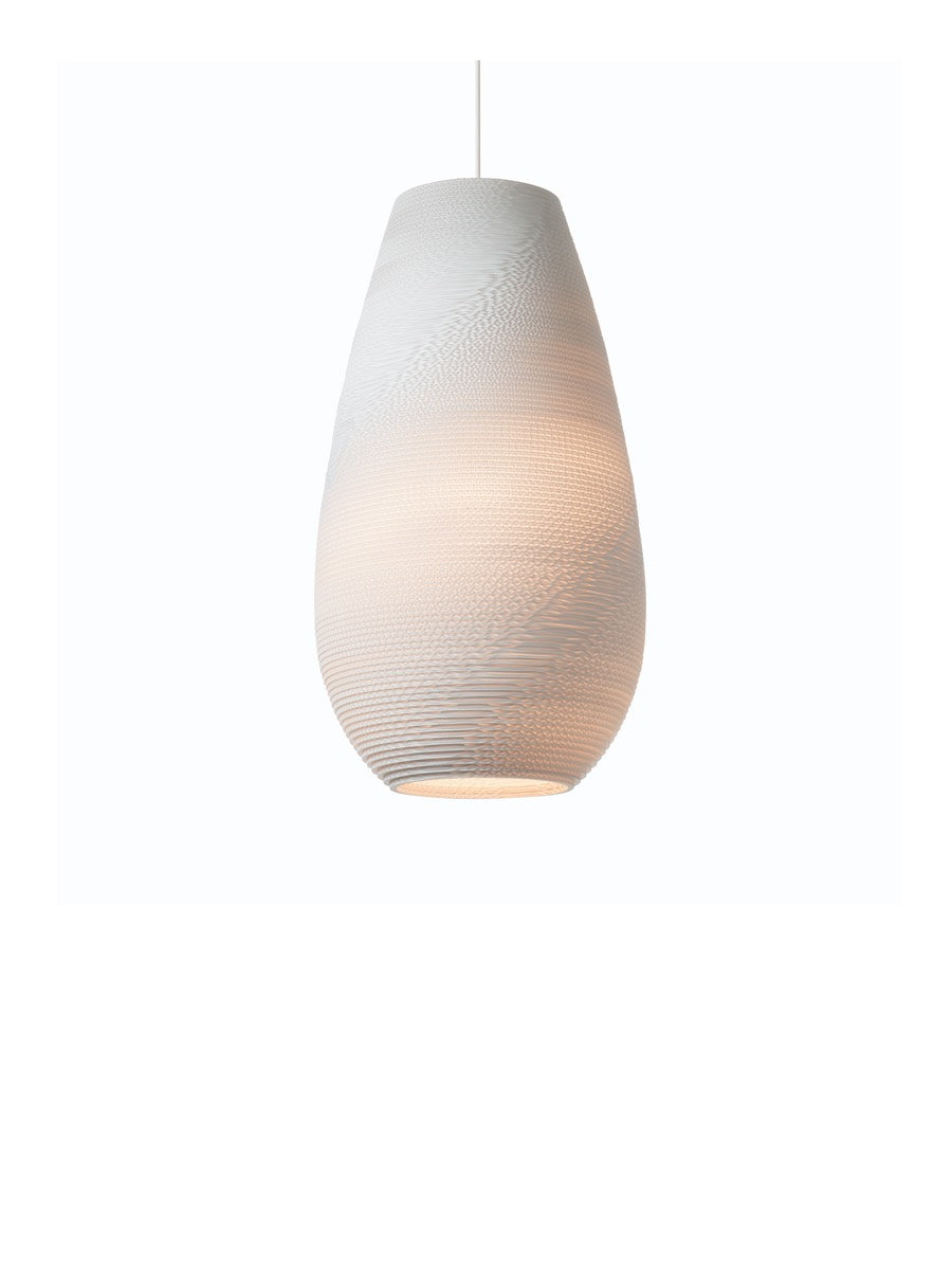 Graypants Scraplight Drop Pendant White - Cloudberry Living