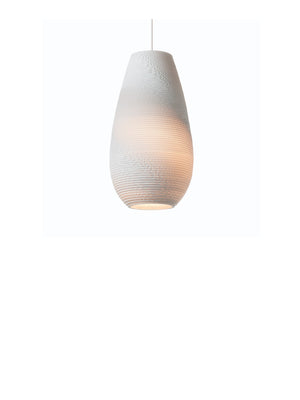 Graypants Scraplight Drop Pendant White - Cloudberry Living