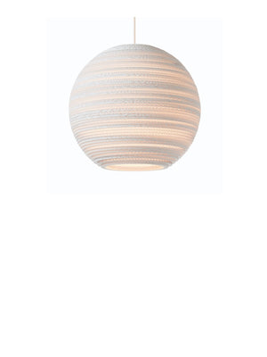 Graypants Scraplight Moon Pendant White - Cloudberry Living