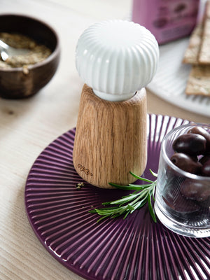 Kahler Hammershoi Salt/Pepper Grinder Anthracite - Cloudberry Living