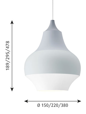 Louis Poulsen Cirque Pendant Grey Top - Cloudberry Living