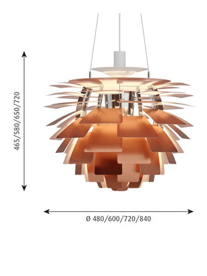 Louis Poulsen Artichoke Copper Pendant Light - Cloudberry Living