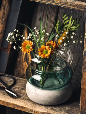 Muurla Bagel Lantern / Vase Lake Blue - Cloudberry Living
