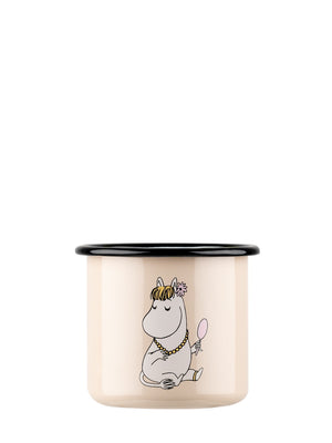 Muurla Moomin Retro Enamel Mug Snorkmaiden 3.7dl Beige - Cloudberry Living