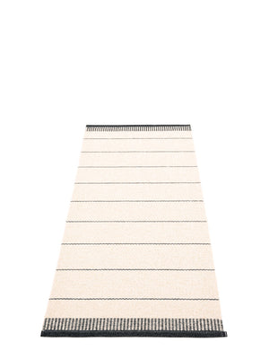 Pappelina Belle Runner Rug Black - Cloudberry Living