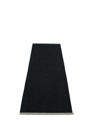 Pappelina Mono Black Runner Rug - Cloudberry Living