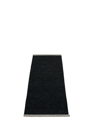 Pappelina Mono Black Runner Rug - Cloudberry Living
