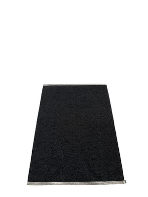 Pappelina Mono Black Runner Rug - Cloudberry Living