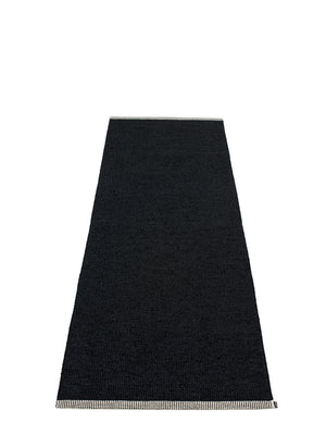 Pappelina Mono Black Runner Rug - Cloudberry Living