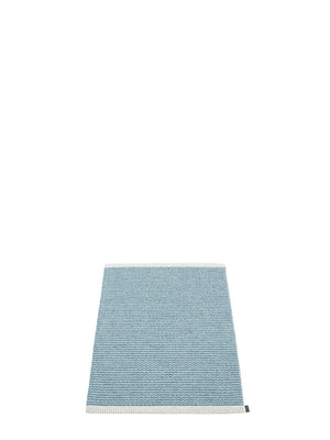 Pappelina Mono Blue Fog Runner Rug - Cloudberry Living