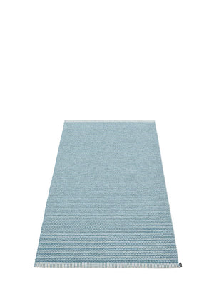 Pappelina Mono Blue Fog Runner Rug - Cloudberry Living