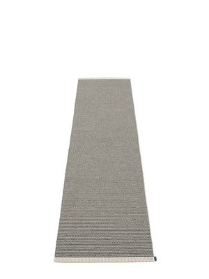 Pappelina Mono Charcoal Runner Rug - Cloudberry Living