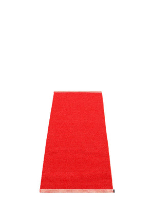 Pappelina Mono Coral Red Runner Rug - Cloudberry Living