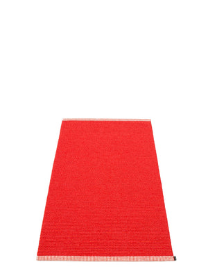 Pappelina Mono Coral Red Runner Rug - Cloudberry Living