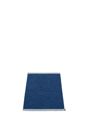 Pappelina Mono Dark Blue Runner Rug - Cloudberry Living